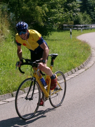 Zeigte wieder seine Stärke auf dem Rad: Manfred Laux aus Westum