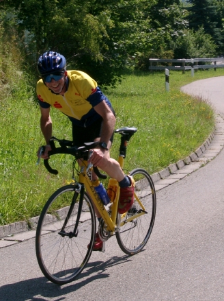 Zeigte wieder seine Stärke auf dem Rad: Manfred Laux aus Westum
